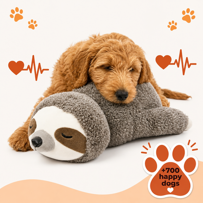 Sloth Heartbeat Plush - For Anxious & Lonely Dogs
